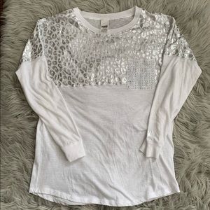 PINK Victoria’s Secret Leopard Long Sleeve